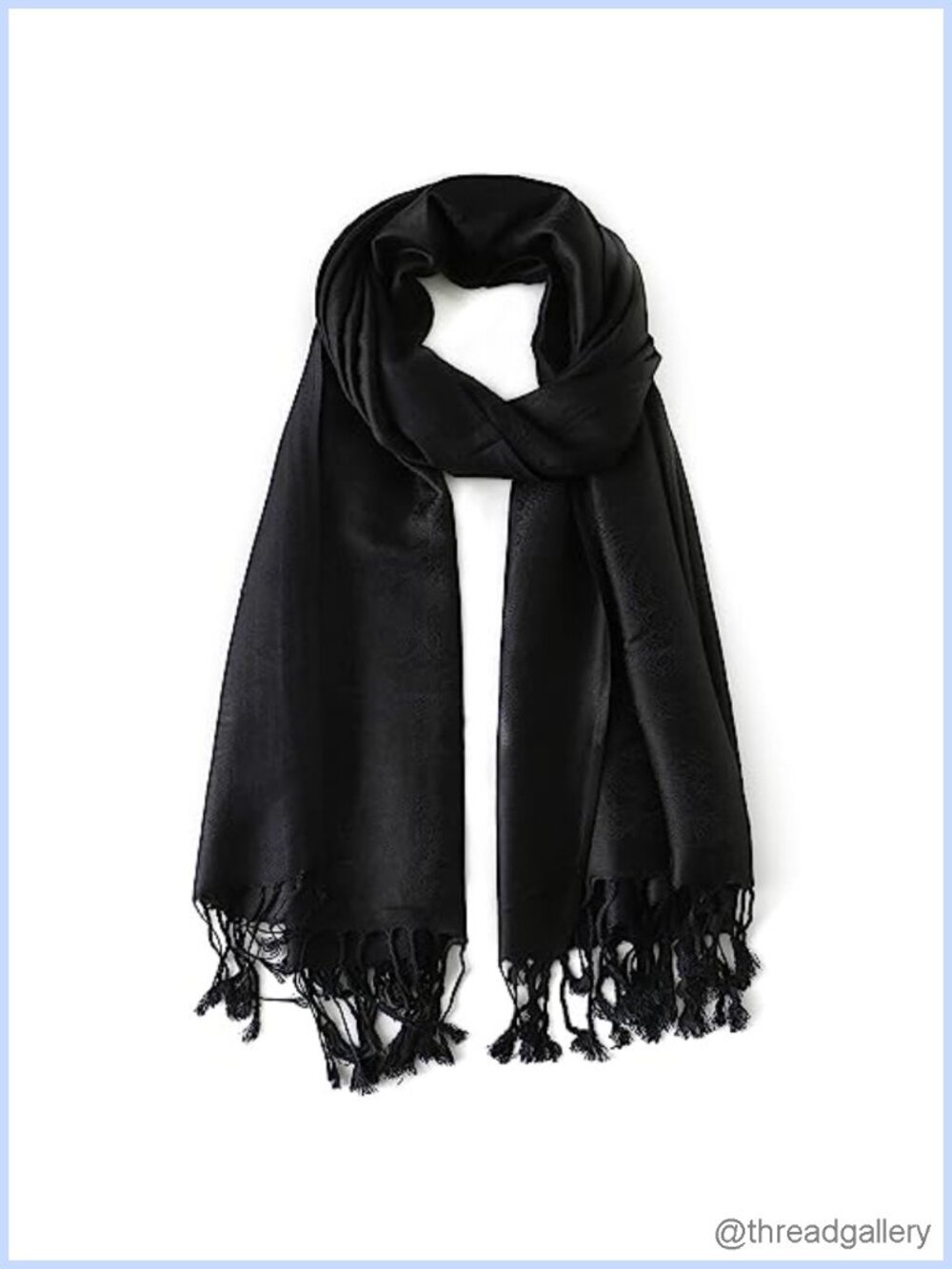 Ciormis Silky Paisley Pashmina Shawl Scarf Women's Jacquard Wrap